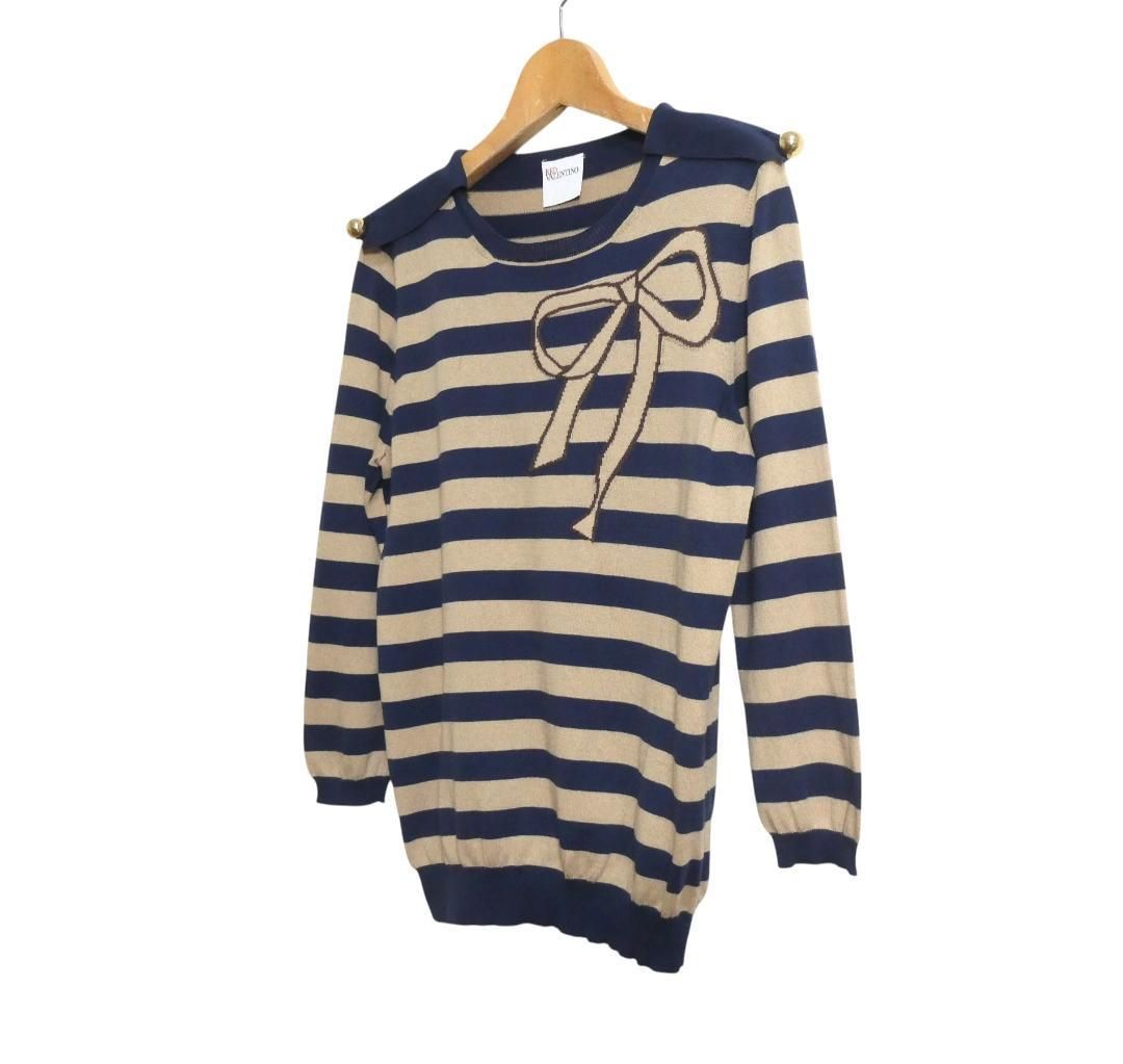 極美品 RED VALENTINO レッドヴァレンティノ サイズS ボーダー柄