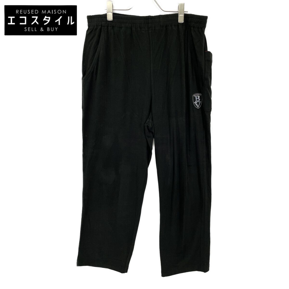 BARNI VARNO バーニヴァーノ ﾌﾞﾗｯｸ ｳｰﾙ混 BVﾛｺﾞ ﾊﾟﾝﾂ LL - メルカリ