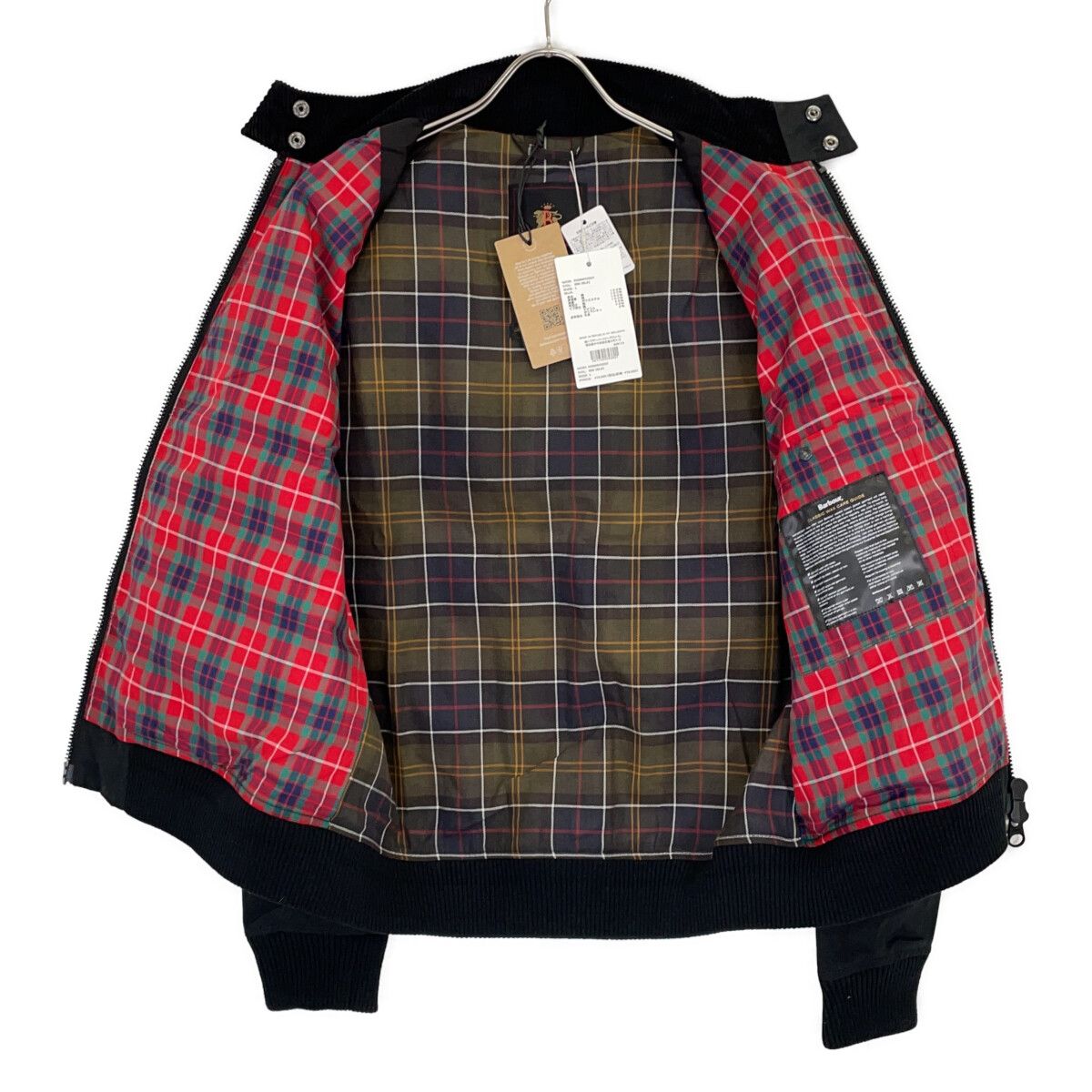 Barbour バブアー ×BARACUTA ﾌﾞﾗｯｸ 252MWX2232 Porton ﾜｯｸｽ ｼﾞｬｹｯﾄ L