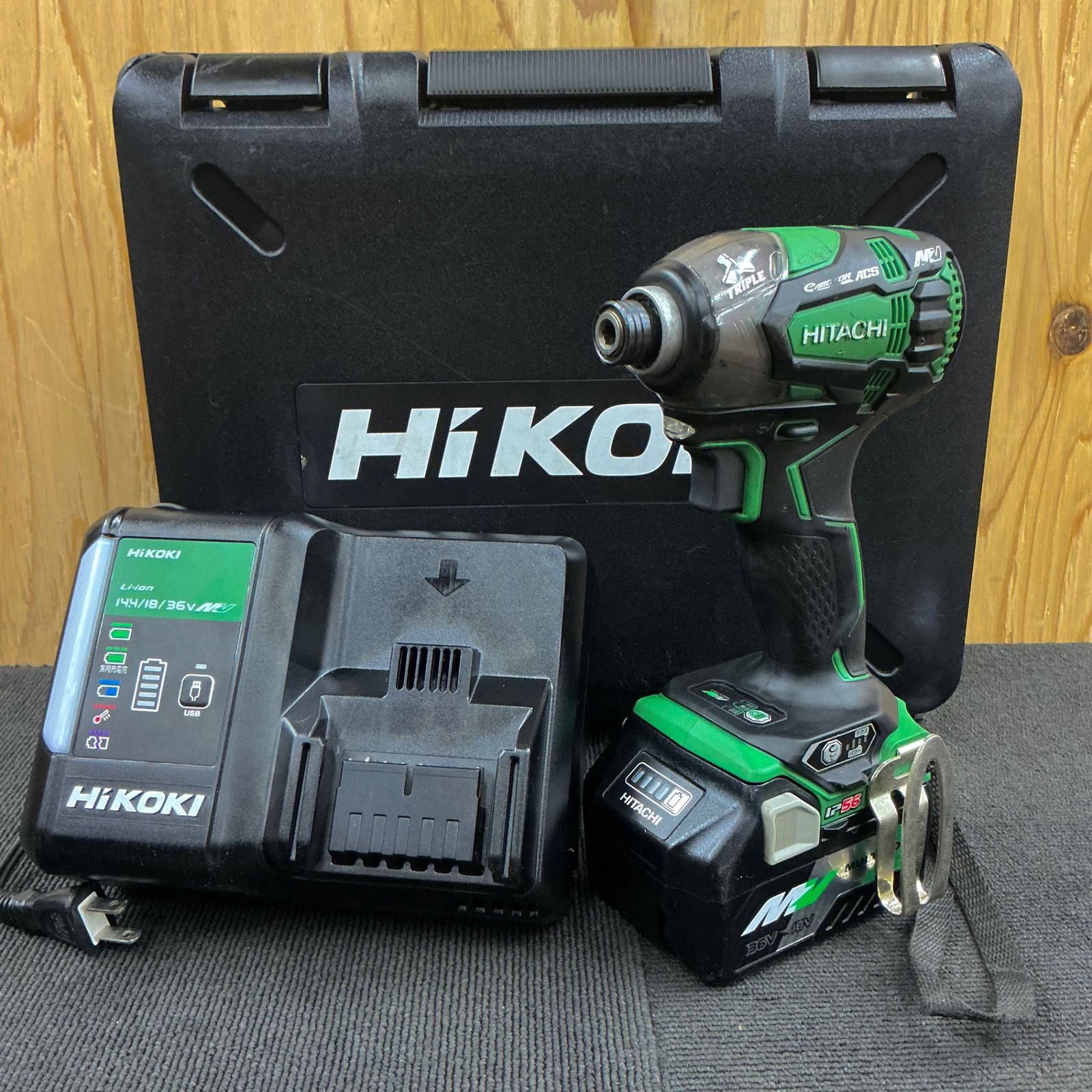 ◇ハイコーキ(HIKOKI) コードレスインパクトドライバー WH36DA 