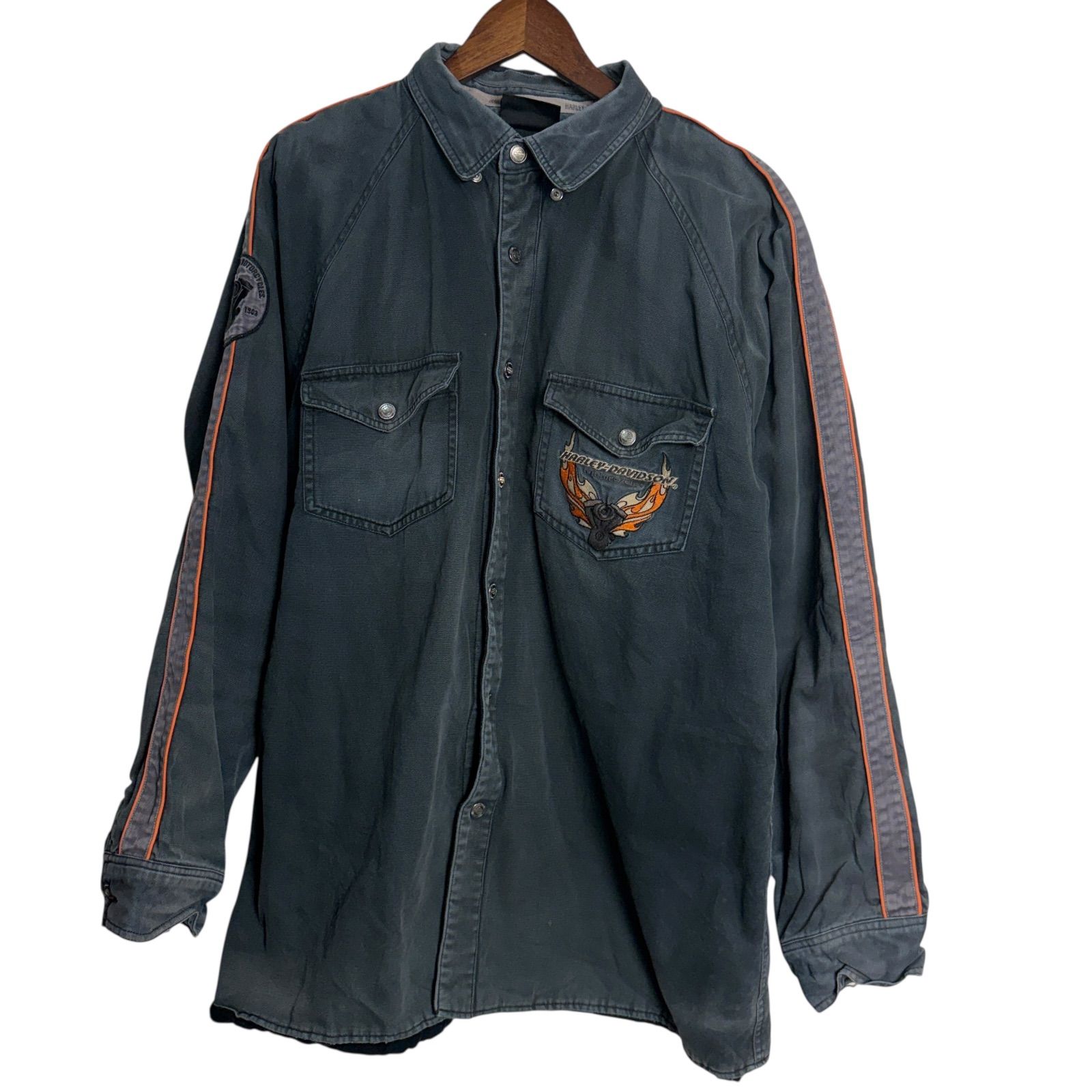 HARLEY-DAVIDSON ハーレーダビッドソン モーターサイクル刺繍 