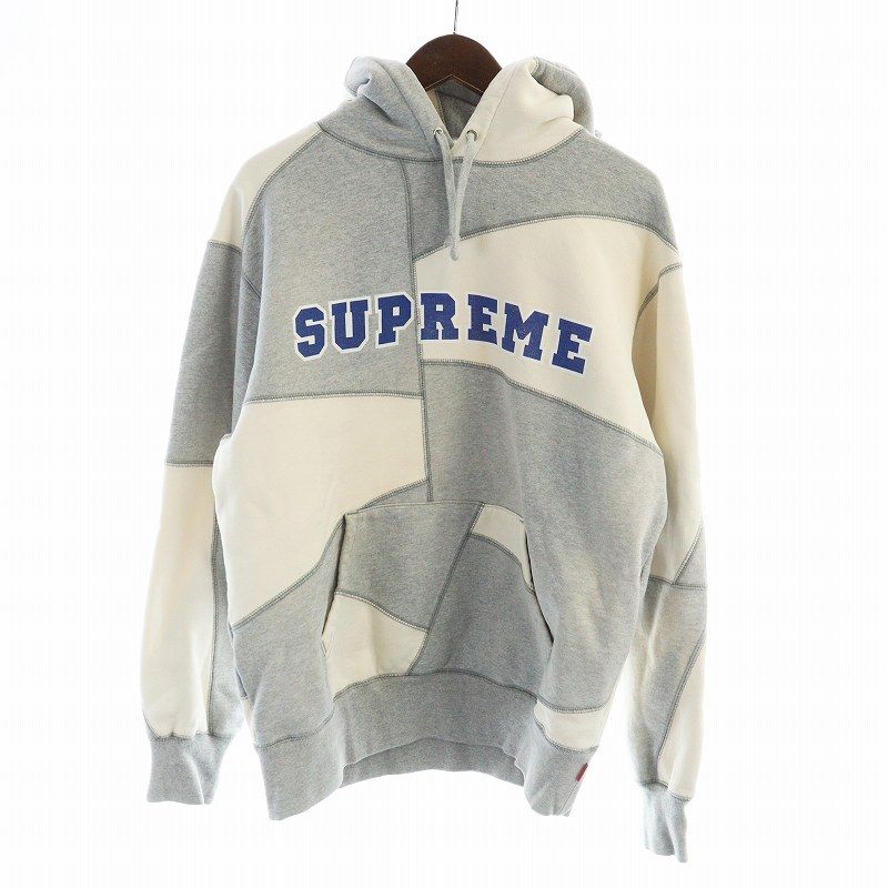 シュプリーム SUPREME 20AW patchwork hooded sweatshirt