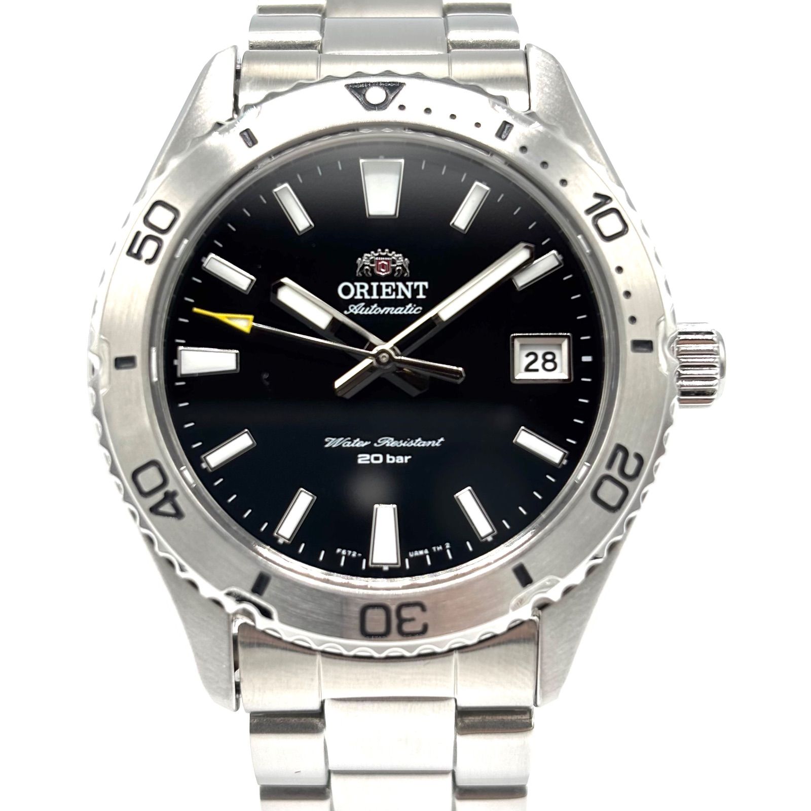 ORIENT オリエント RN-AC0Q01B マコ40 黒文字盤 自動巻き 日本製 