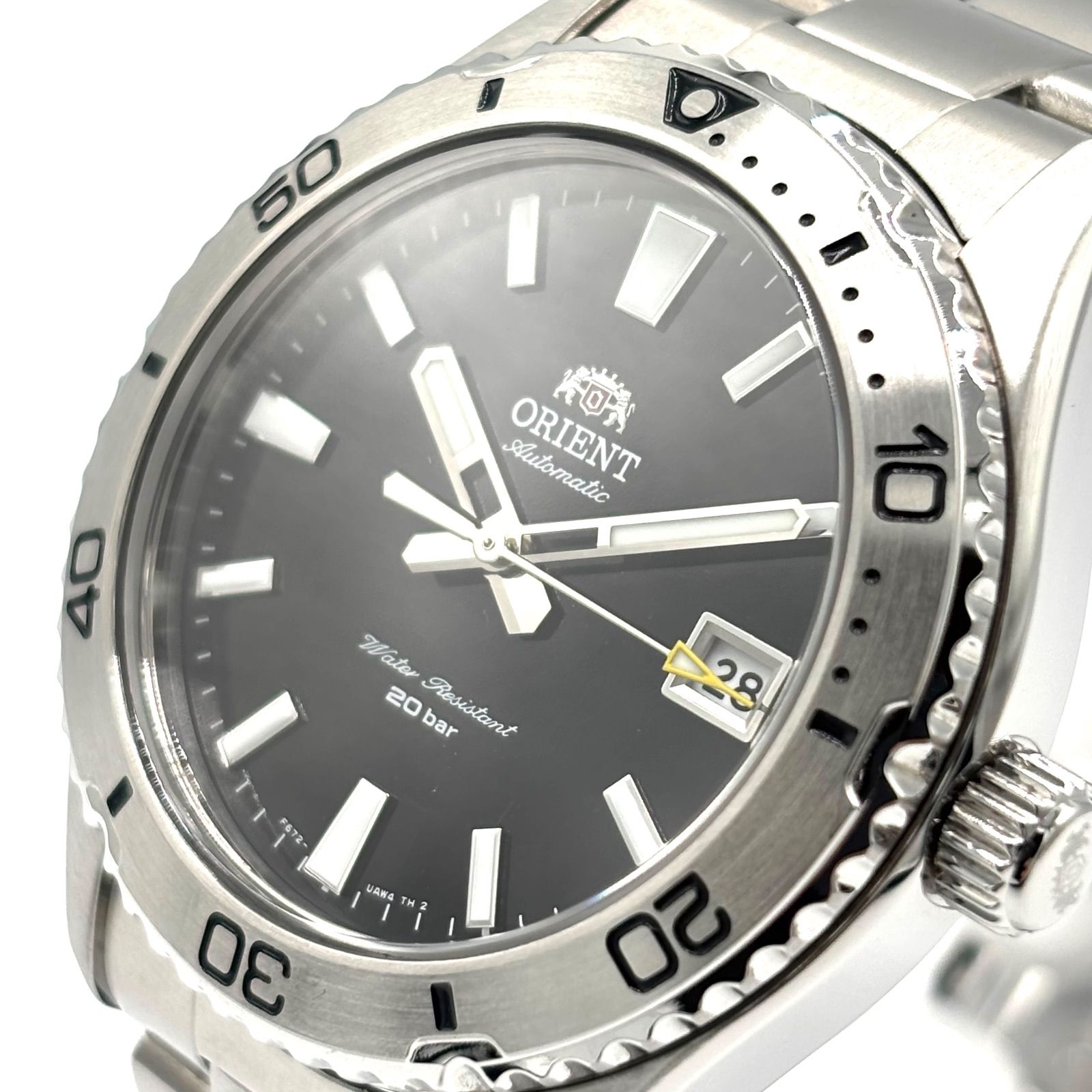 ORIENT オリエント RN-AC0Q01B マコ40 黒文字盤 自動巻き 日本製
