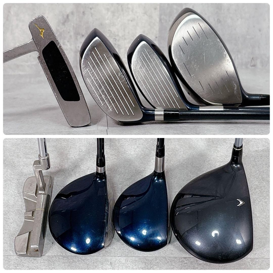 メンズ　右利き　シニア　初心者　ミズノ　ゴルフクラブセット ⭐️美品⭐️ミズノ メンズ ゴルフクラブセット❗️使用感少なめ 綺麗❗️