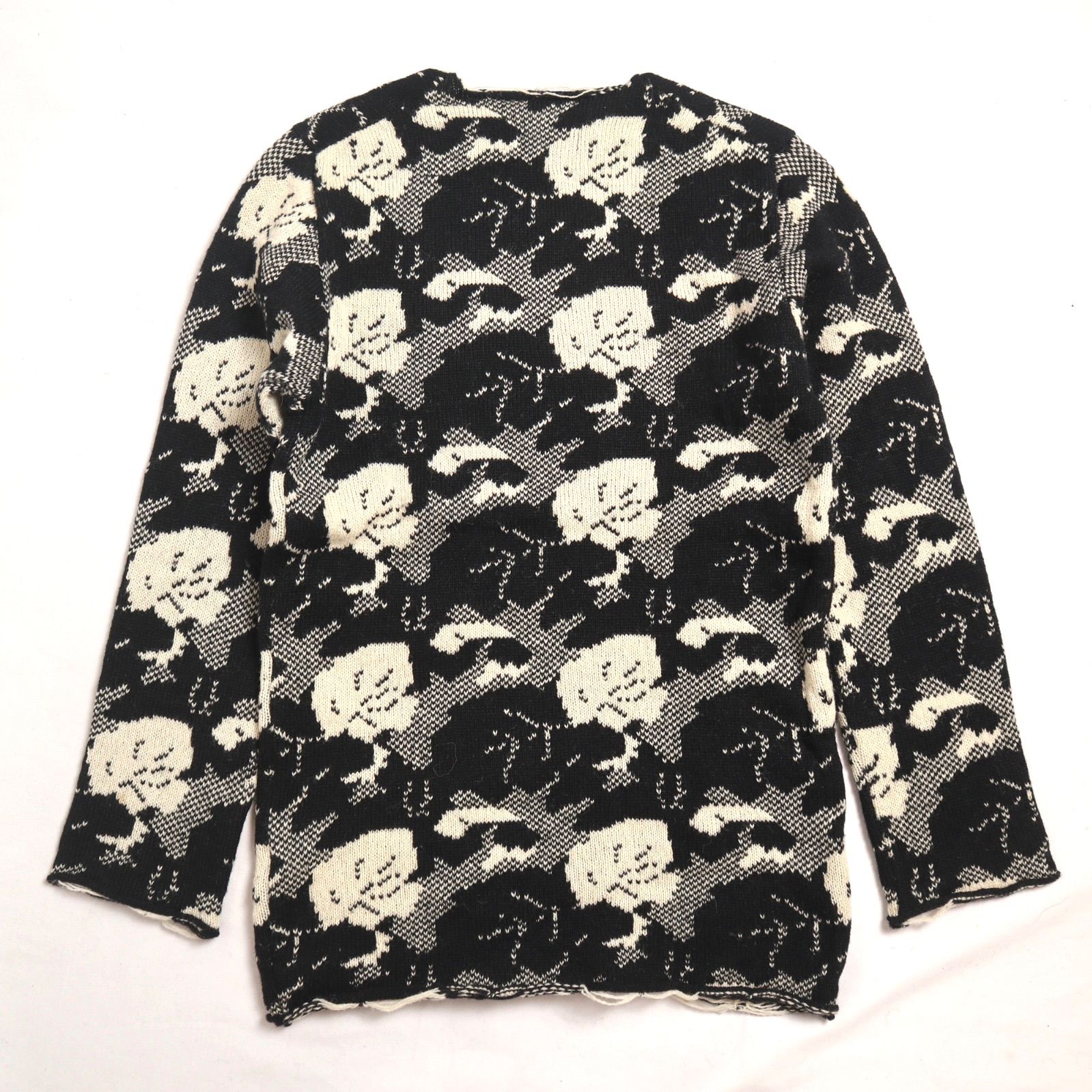 80s tricot comme des garçons archive Jacquard knit sweater