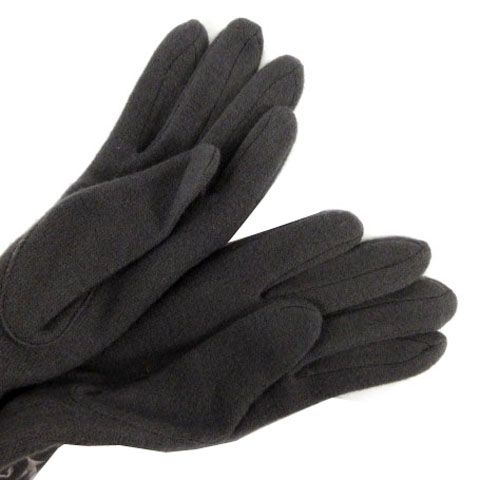 ミラショーン mila schon カシミヤ手袋 グローブ ハイゲージ ロゴ刺繍