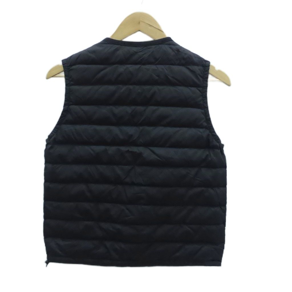 【美品】DANTON クルーネック インナーダウンベスト ブラック M B:MING by BEAMS（ビーミング by ビームス）DANTON / CREWNECK INNER