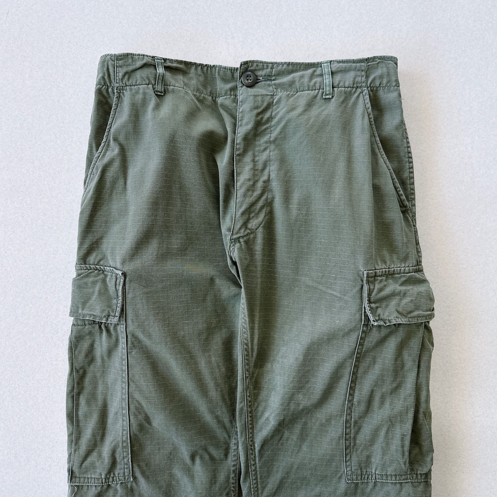 米軍実物】69年製 4th ジャングルファティーグ パンツ リップストップ