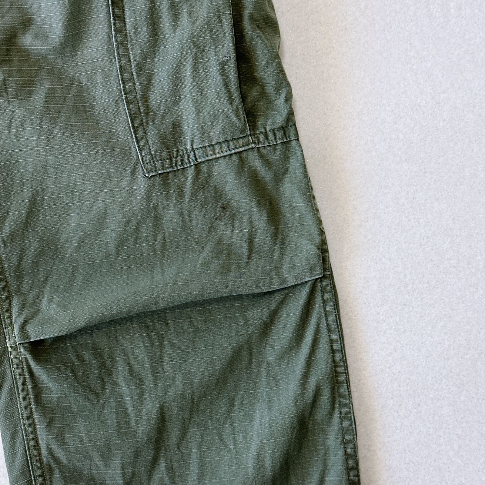 米軍実物】69年製 4th ジャングルファティーグ パンツ リップストップ