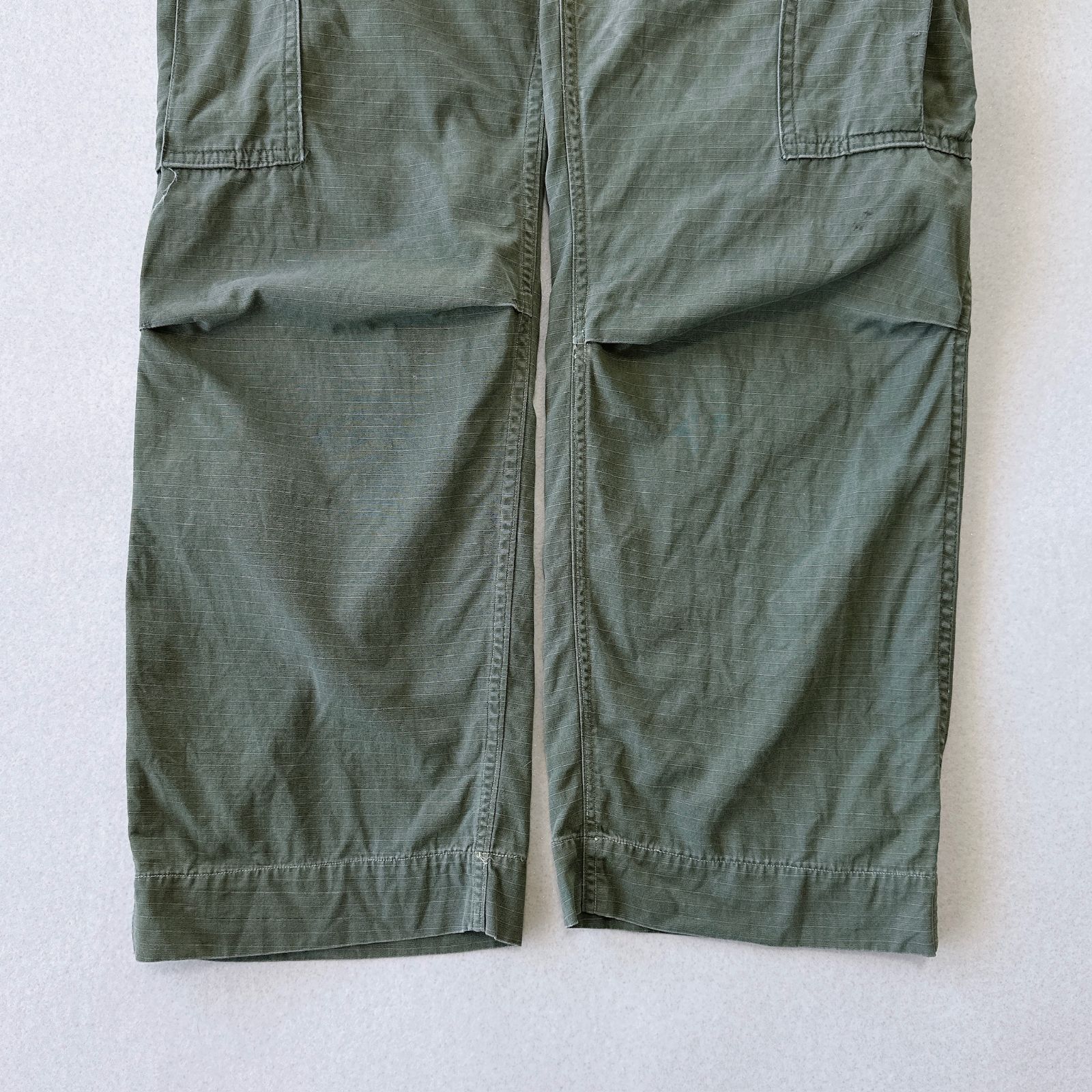 【1969年製】米軍実物 ジャングルファティーグ パンツ リップストップ 4th 米軍実物】69年製 4th ジャングルファティーグ パンツ リップストップ