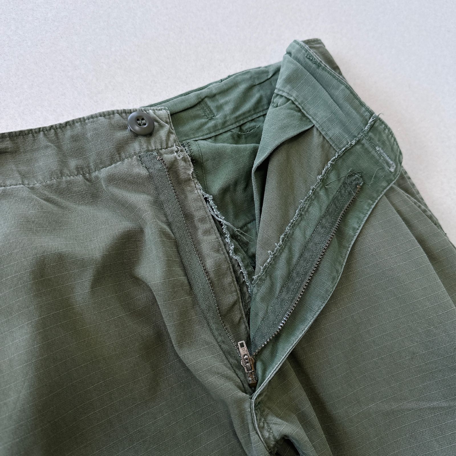 米軍実物】69年製 4th ジャングルファティーグ パンツ リップストップ