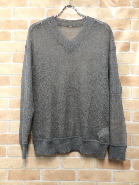 L'Appartement Sheer V/N Mohair Knit ニット 中古】 L'Appartement アパルトモン Sheer V/N Mohair Knit グレー