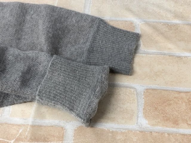 中古】 L'Appartement アパルトモン Sheer V/N Mohair Knit グレー