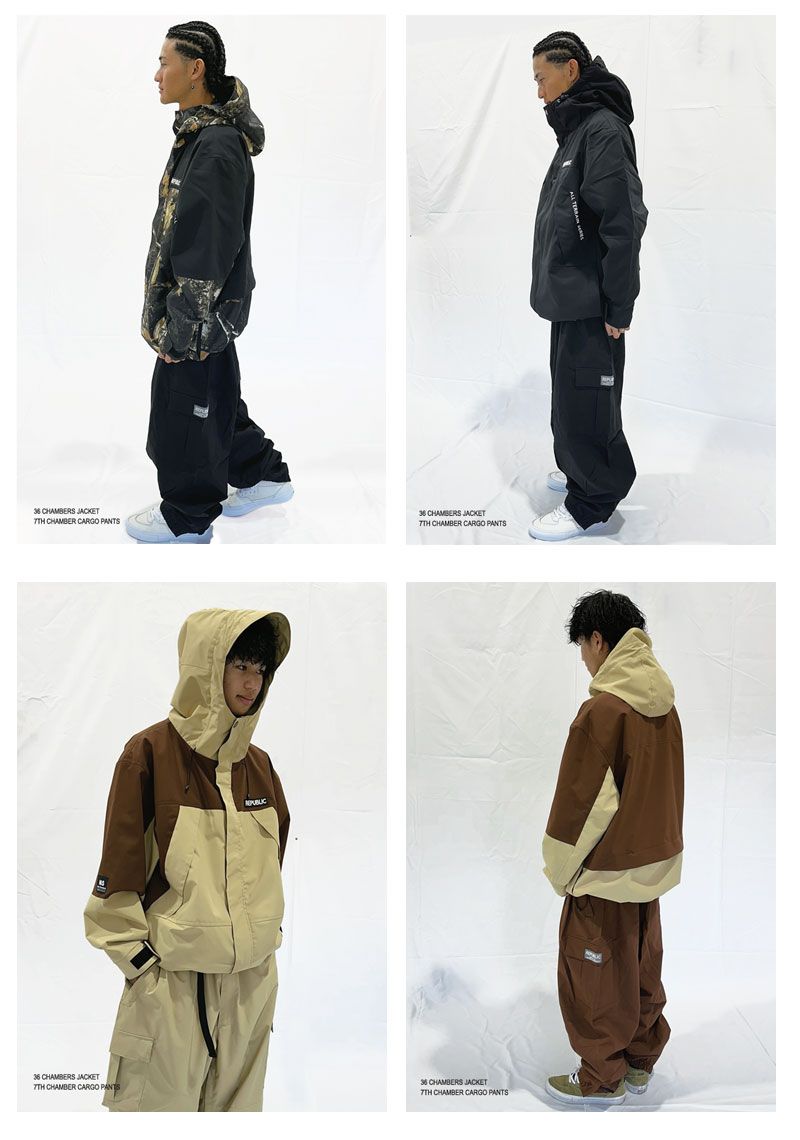 25-26 REPUBLIC&CO/リパブリック 7TH CHAMBERS CARGO pant 着用説明