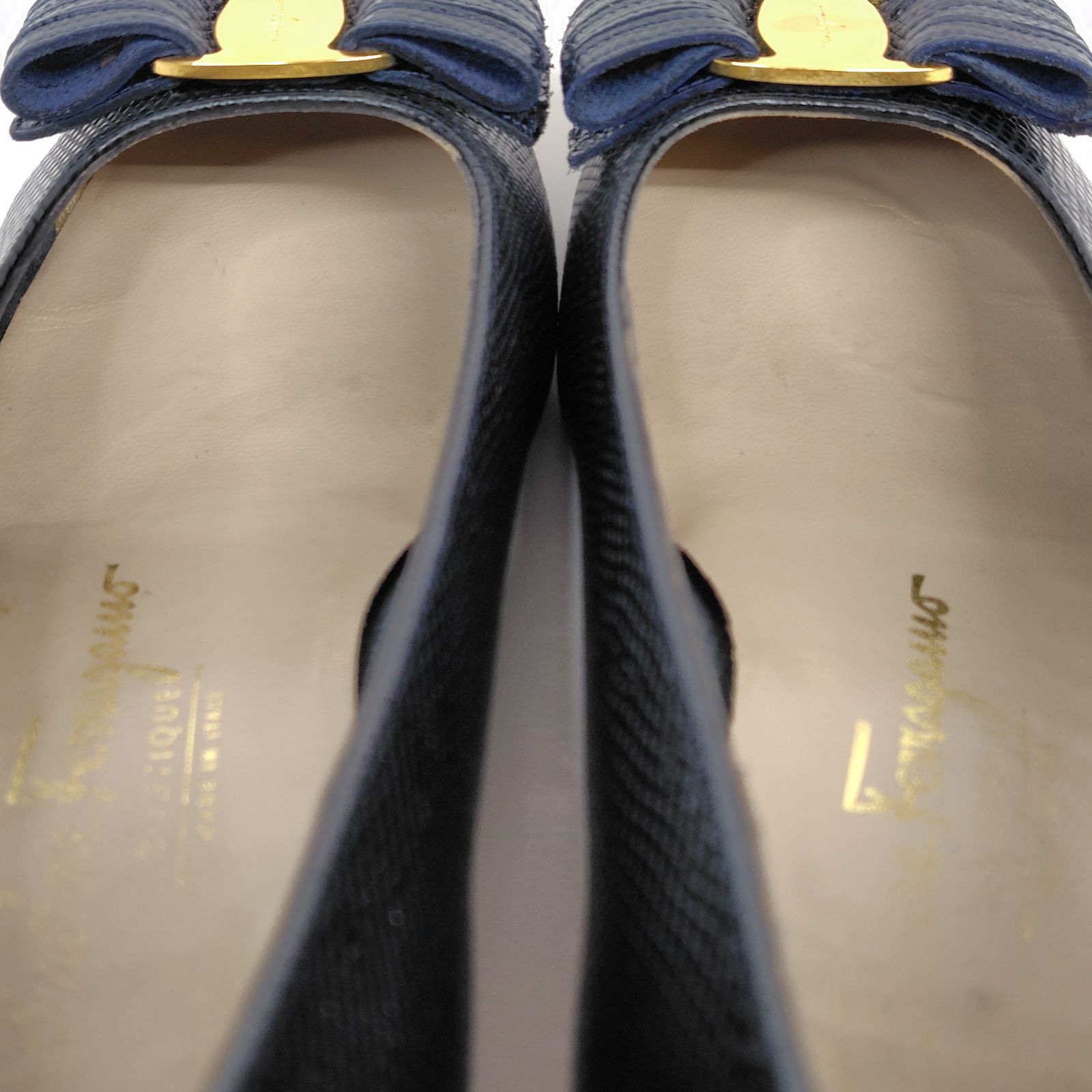 ☆美品☆Salvatore Ferragamo フェラガモ 23.5㎝ パンプス ヴァラ