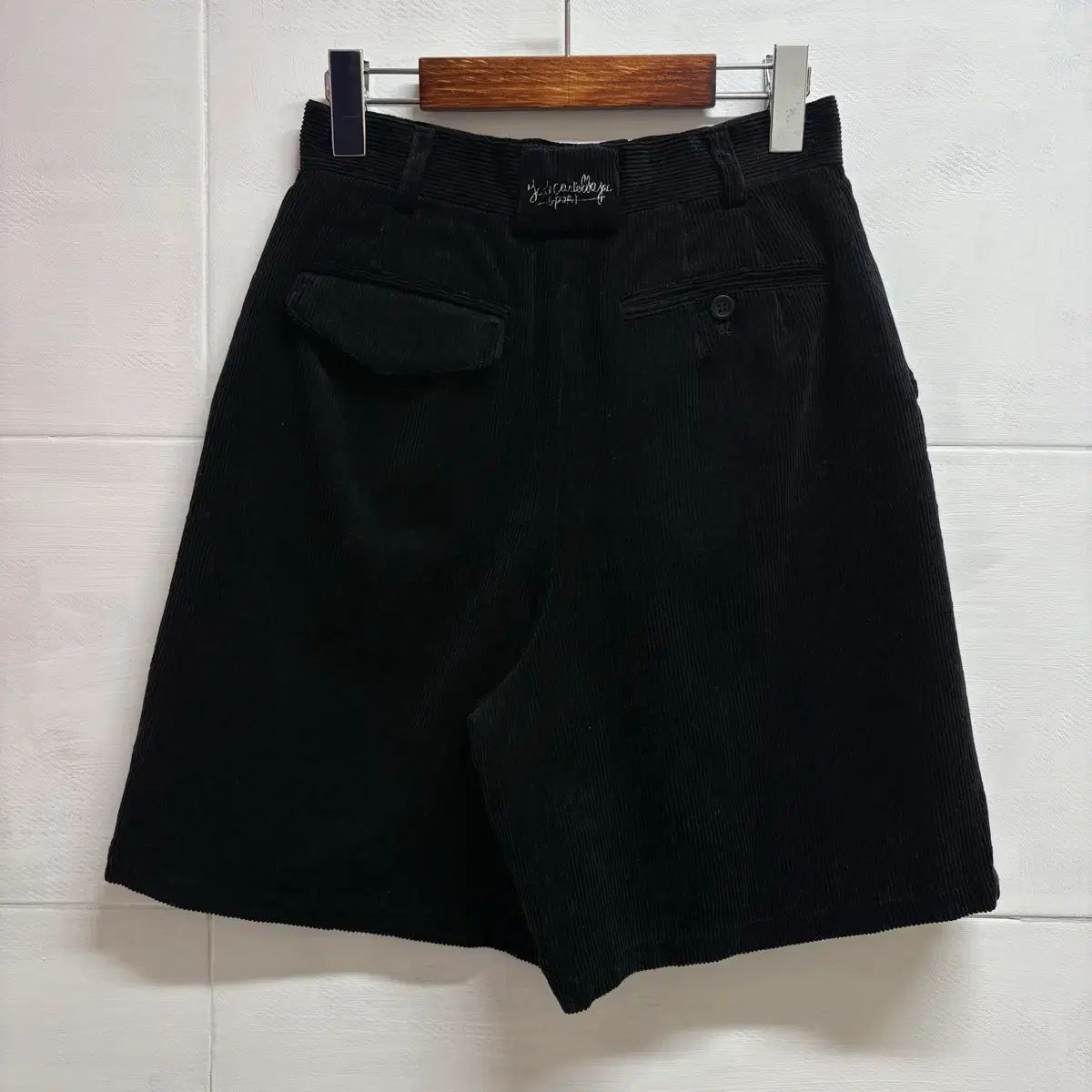 CASTELBAJAC カステルバジャック ゴルフ コーデュロイ ブラック ハーフ