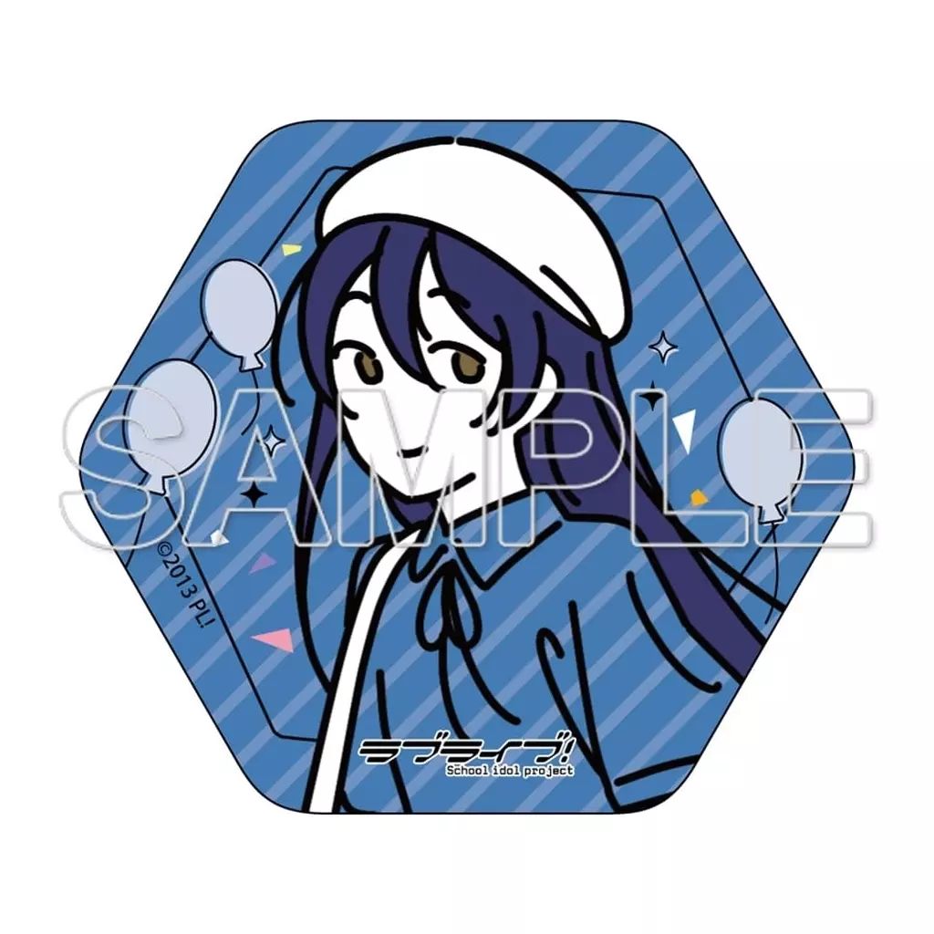 中古】バッジ・ビンズ 園田海未 お散歩は季節をまとって。 六角形缶