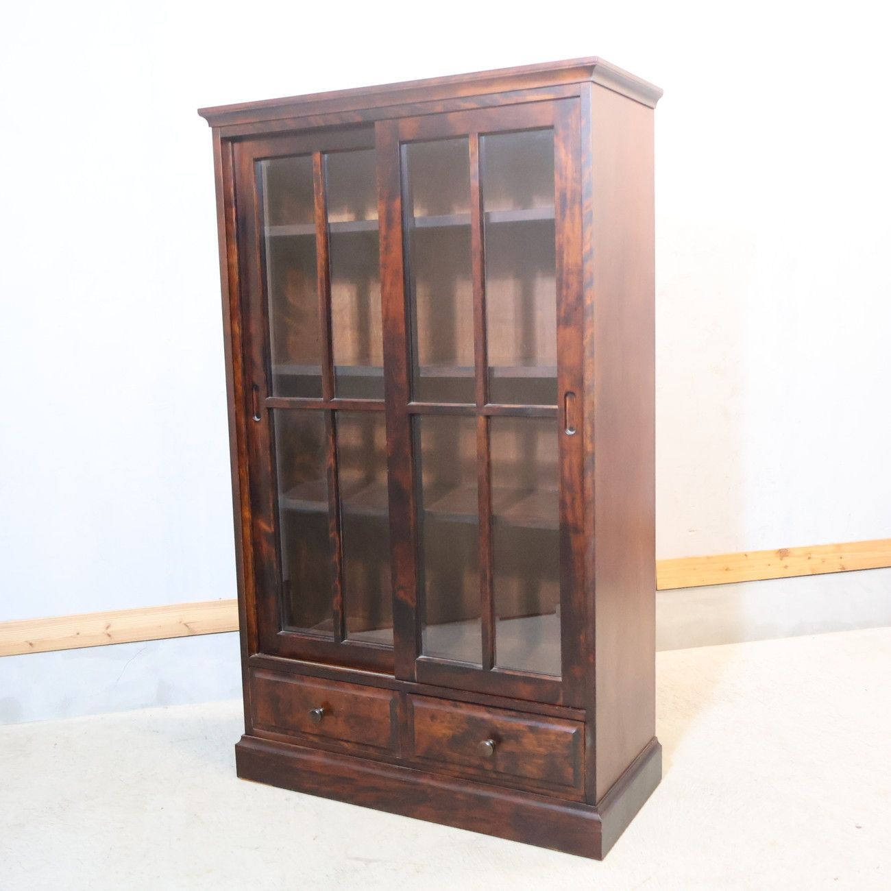 HOKUMIN 北海道民芸家具 樺材無垢 本棚 天然木 収納家具 和モダン