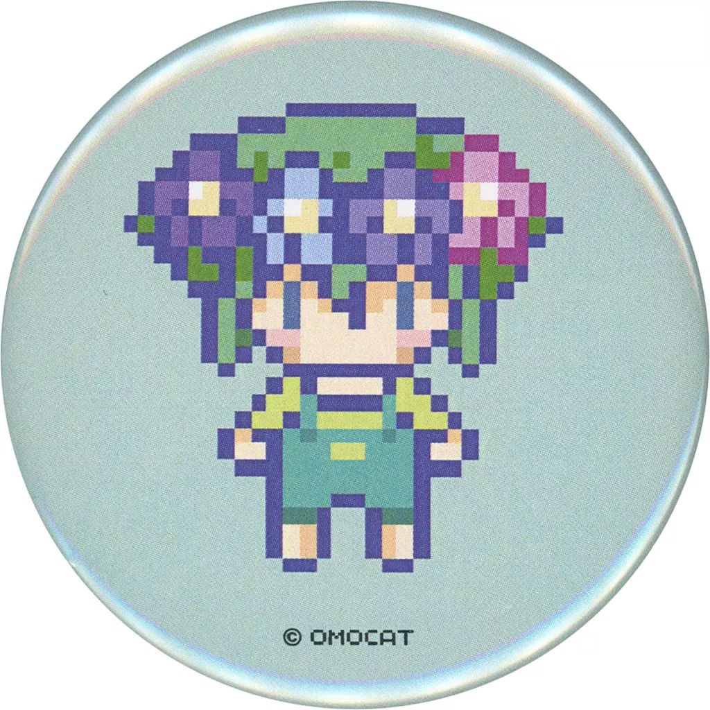 中古】バッジ・ビンズ バジル(ドット絵) 「OMORI Tree Village Cafe