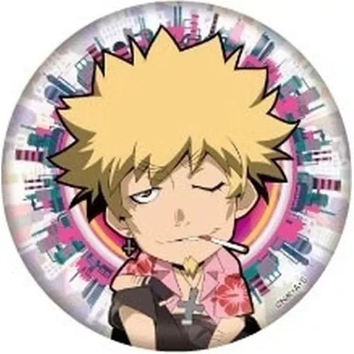 傷物語 こよみヴァンプ ホログラム缶バッジ 中古】バッジ・ピンズ 忍野メメ 「傷物語-こよみヴァンプ- ホログラム