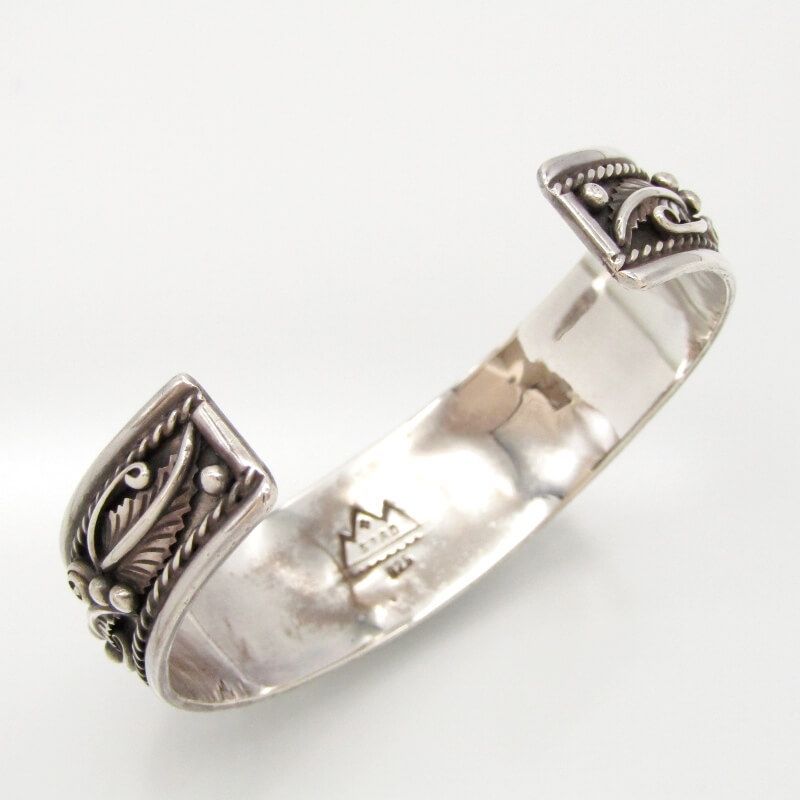 SAAD サード バングル ターコイズ リーフ ブレスレット SV925 メンズ