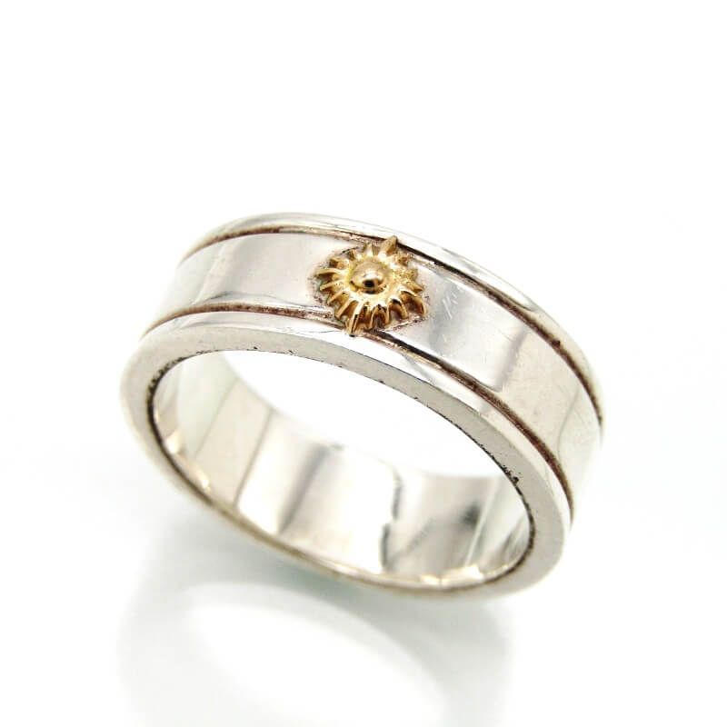 ARIZONA FREEDOM アリゾナフリーダム リング K18 R-9a ライン 太陽神