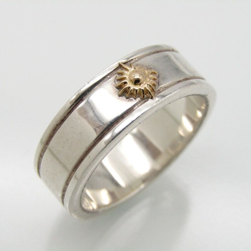 アリゾナフリーダム R-9a 太陽神 K18 SV925 21号 ARIZONA FREEDOM セール中 アリゾナフリーダム リング K18 R-9a ライン