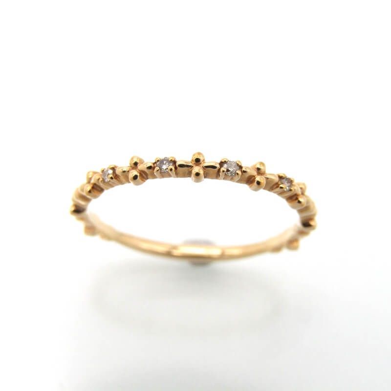 美品 NOJESS ノジェス リング K10YG ダイヤモンド イエローゴールド