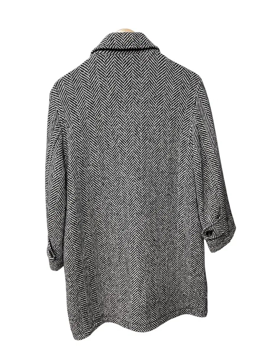 クリスチャン・ディオール ヘリンボーン パータン ウール ハーフコート