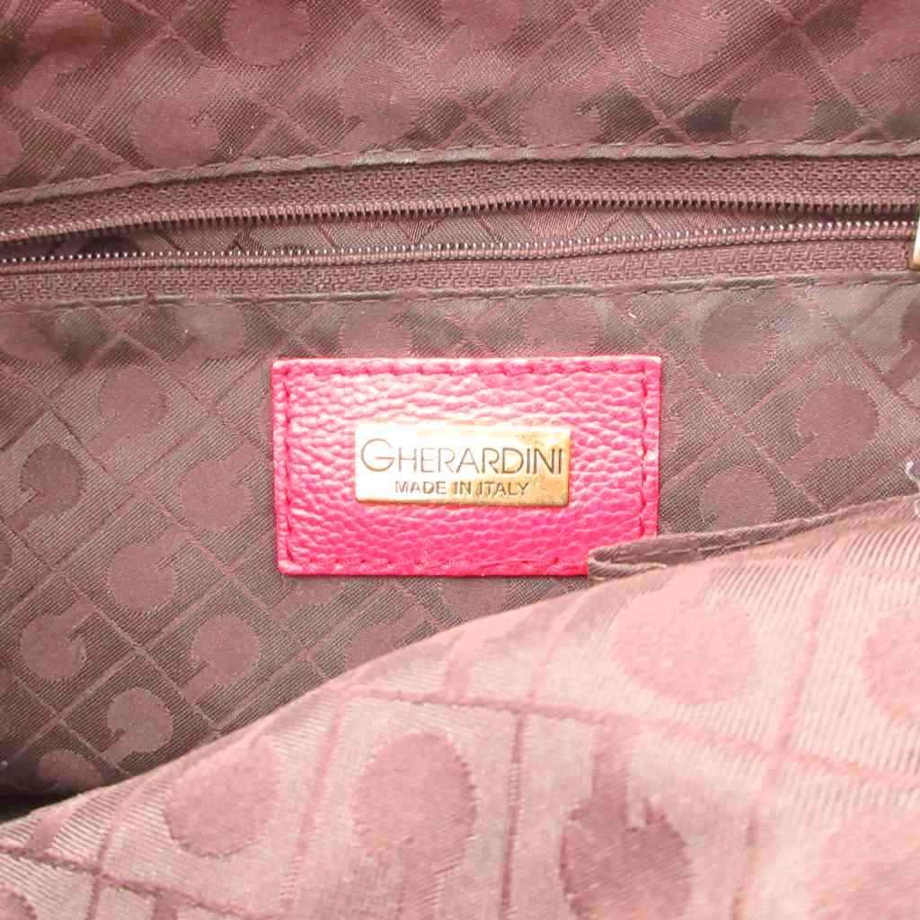 ゲラルディーニ GHERARDINI ハンドバッグ 赤 レッド 総柄 GHERARDINI