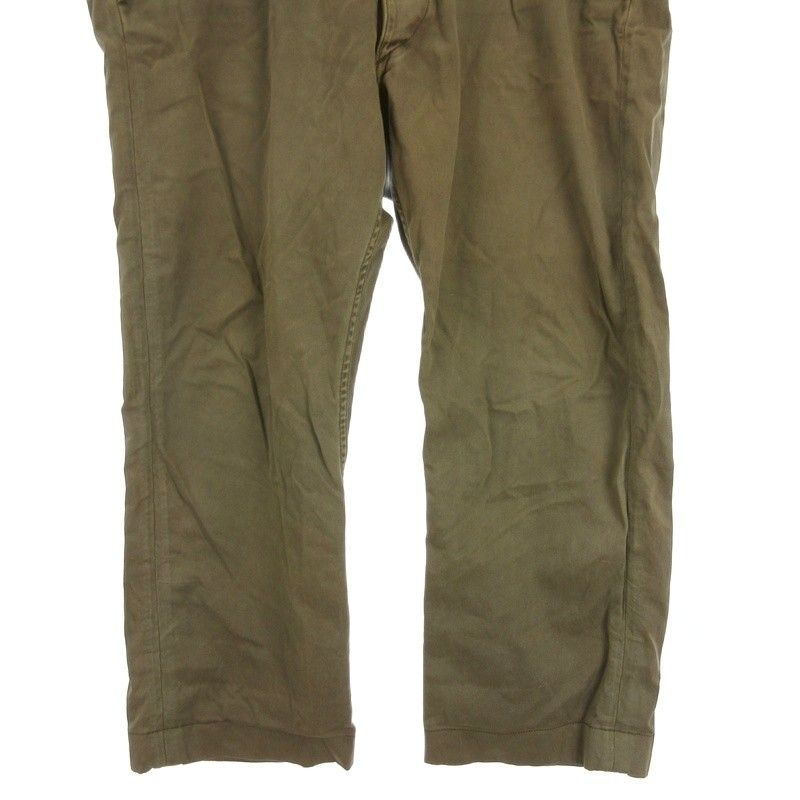 ダブルアールエル RRL チノ パンツ コットン カーキ系 36 32 - メルカリ