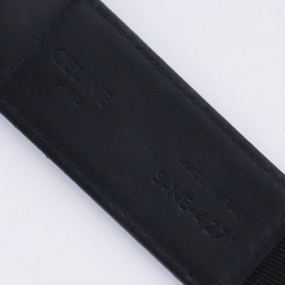 CELINE ジャカードテキスタイル & カーフスキン ラージ 30MM ダブル