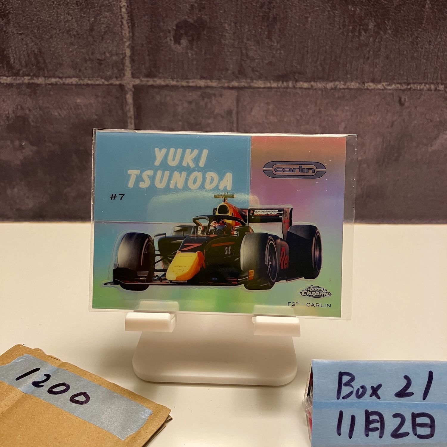 2020 Topps Chrome 角田裕毅 Yuki Tsunoda カーリン F2 カード - メルカリ