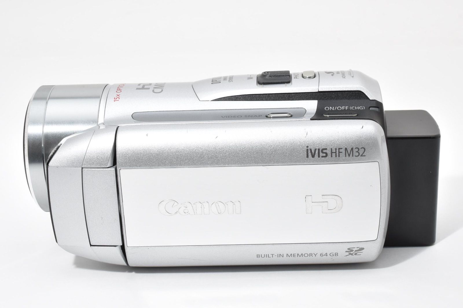 ☆実用品☆ Canon キャノン iVIS HF M32 HD VIDEO シルバー デジタル