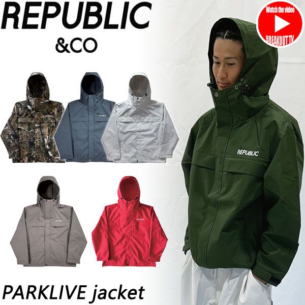 25-26 REPUBLIC&CO/リパブリック PARKLIVE jacket 着用説明動画 メンズ 