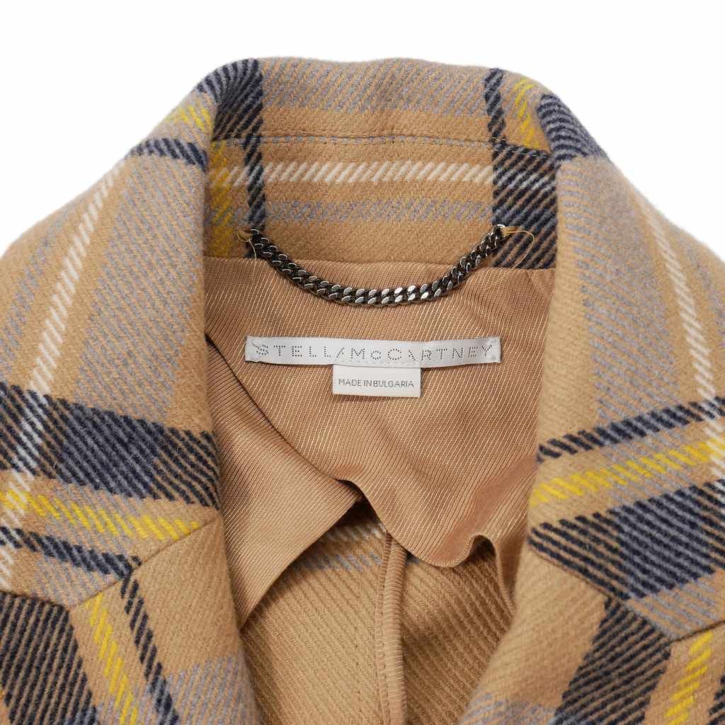 ステラマッカートニー STELLA McCARTNEY ダブル チェック チェスター