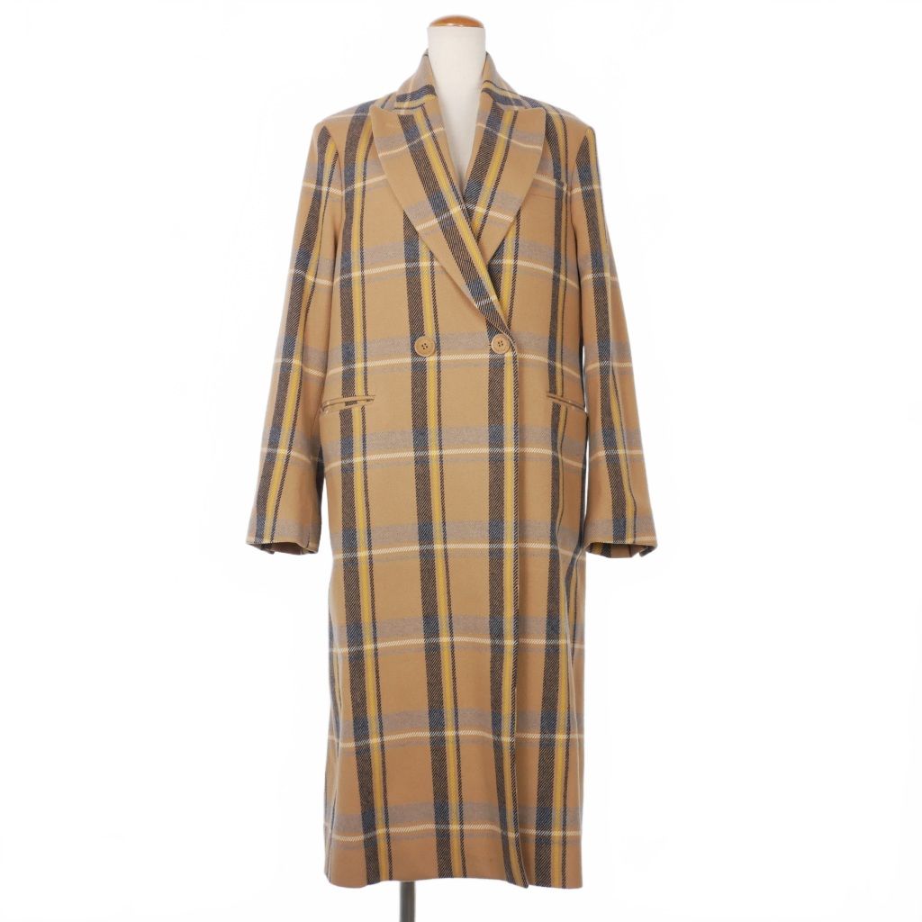 ステラマッカートニー STELLA McCARTNEY ダブル チェック チェスター