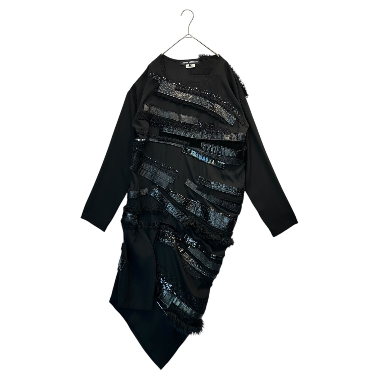 JUNYA WATANABE JUNYA WATANABE 前開き ワンピース 変形 花柄 前開き