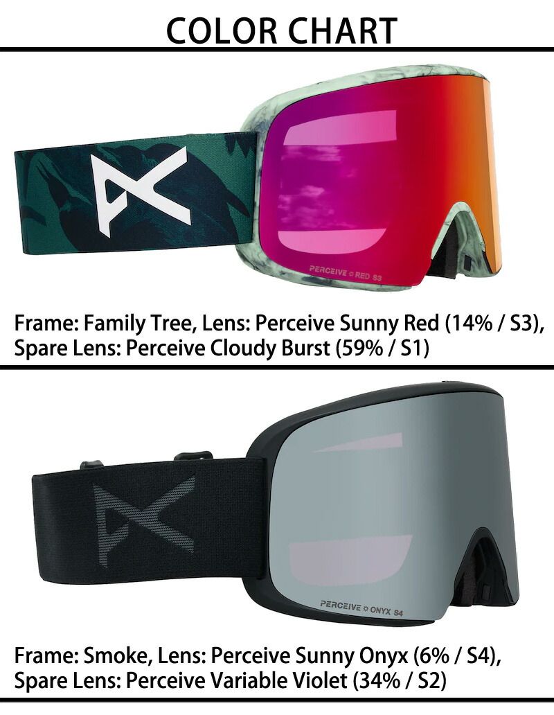 25-26 ANON/アノン M6 エムシックス ゴーグル アジアンフィット メンズ