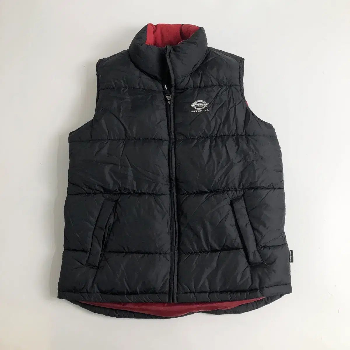 ディッキーズ 黒 ダウン ベスト xs - メルカリ