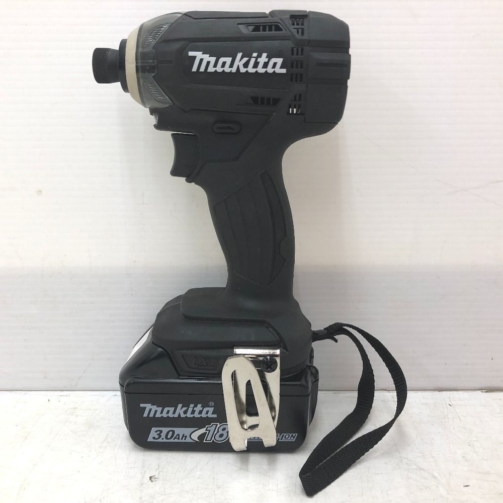 makita マキタ 18V 3.0Ah 充電式インパクトドライバ 黒 ケース・充電器