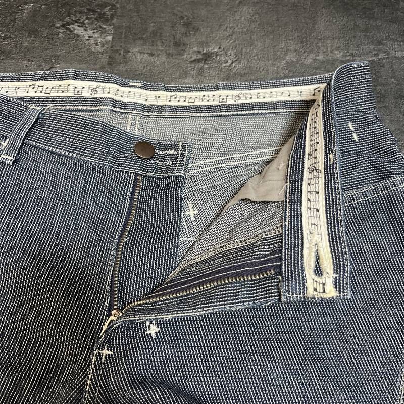 Archive Number (N)ine Musical Staff Pinstripe Pants Takahiro