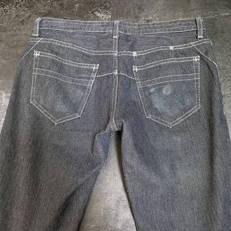 vintage an・an no.9 Archive Number (N)ine Musical Staff Pinstripe Pants Takahiro