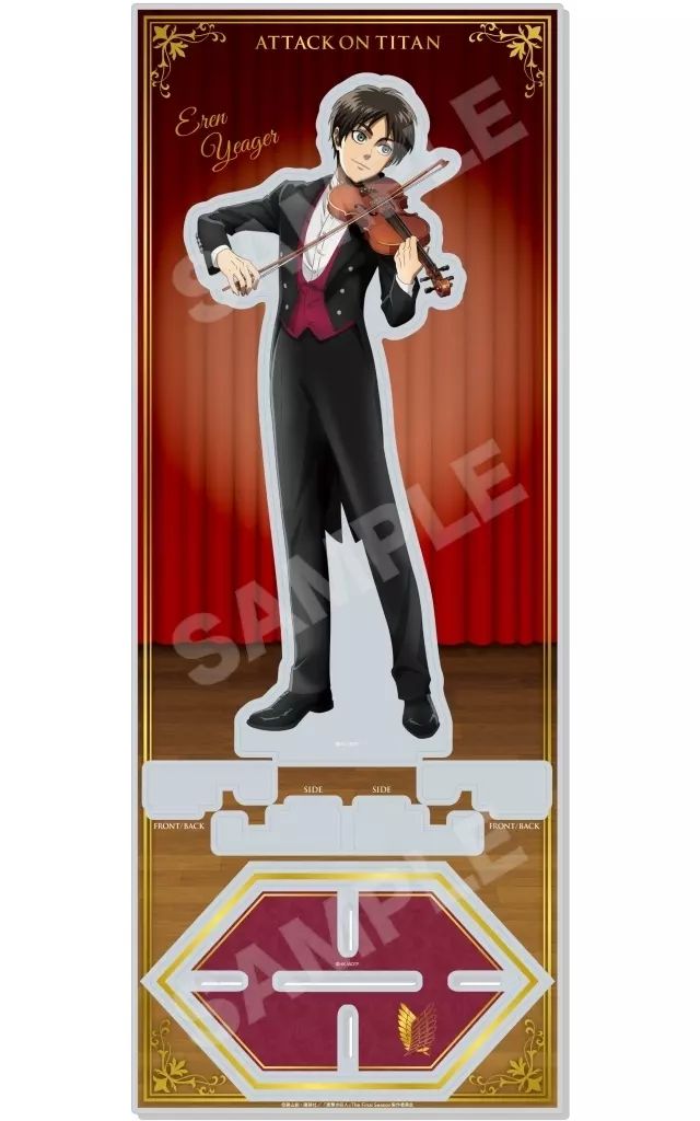 中古】アクリルスタンド・アクリルパネル 1.エレン・イェーガー(四重奏