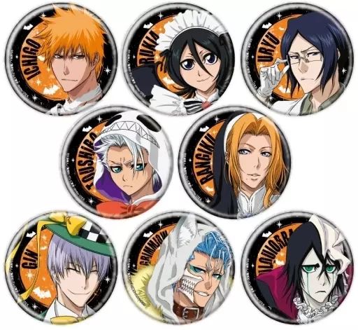 中古】バッジ・ピンズ 全8種セット 「BLEACH-ブリーチ- 缶バッジ 09