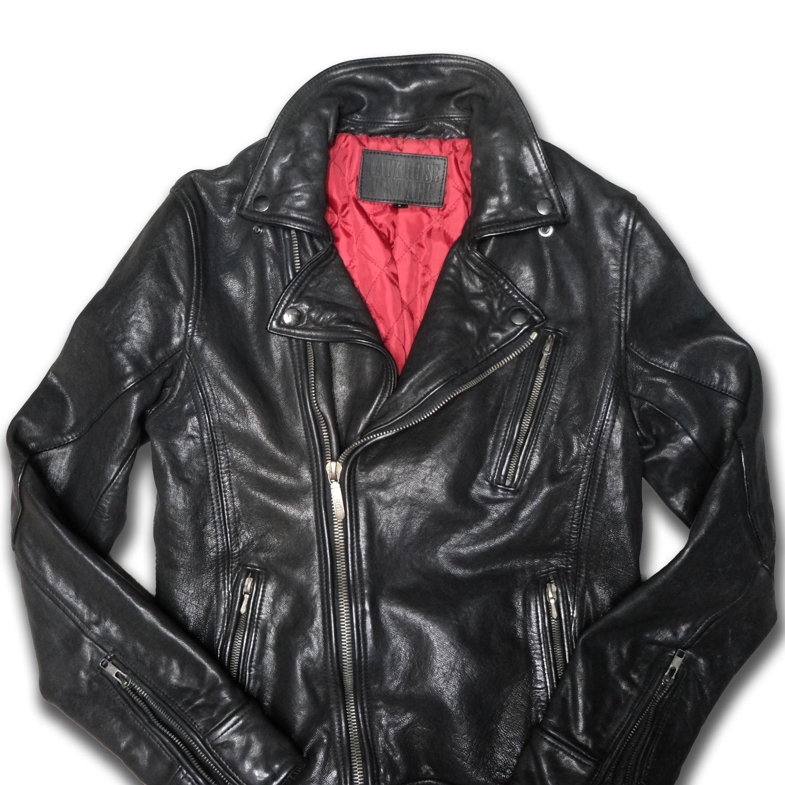 JACKROSE VINTAGE 山羊革 ダブルライダースジャケット サイズ3 ゴート