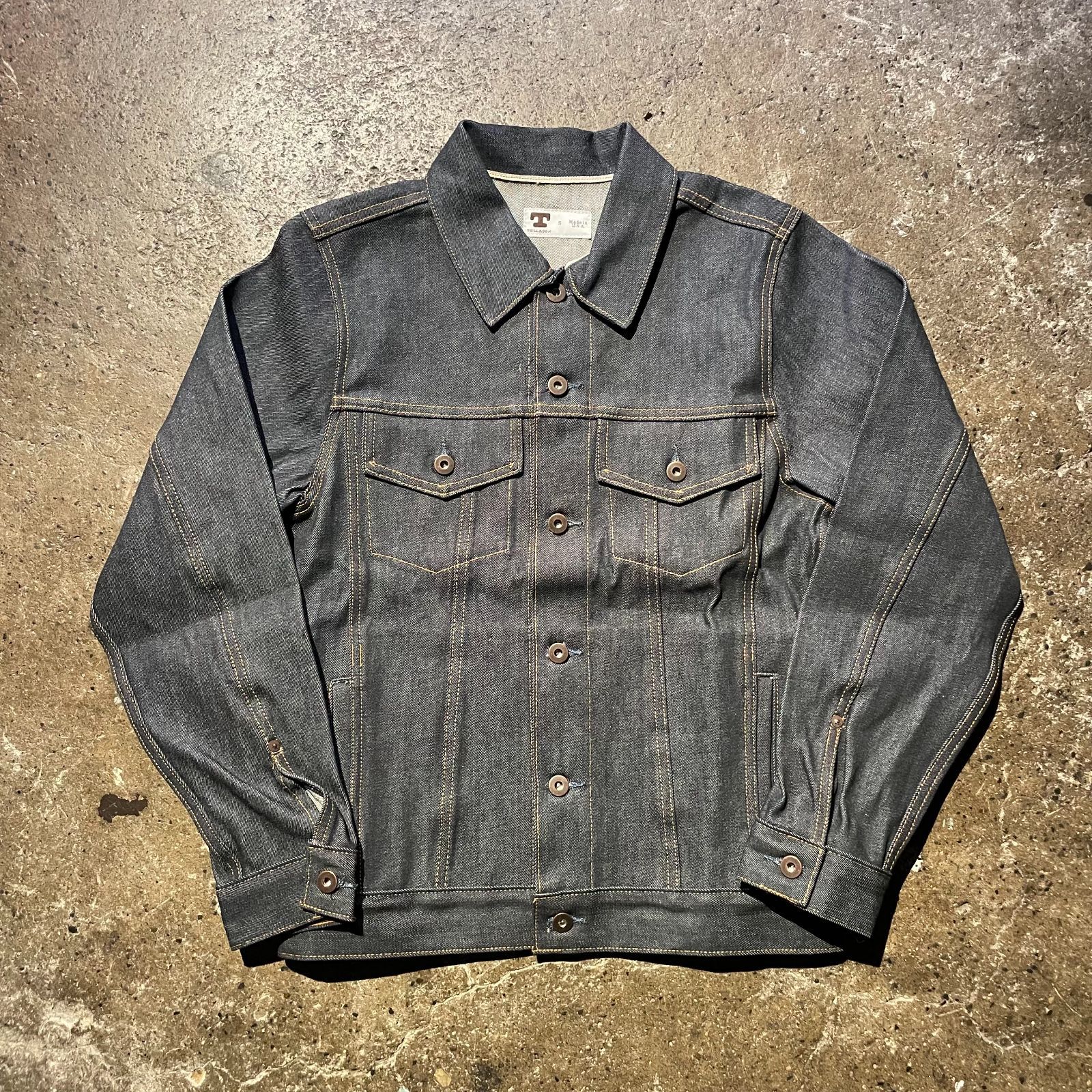TELLASON 12.5OZ JEAN JACKET SELVEDGE DENIM T1955-02 テラソン 