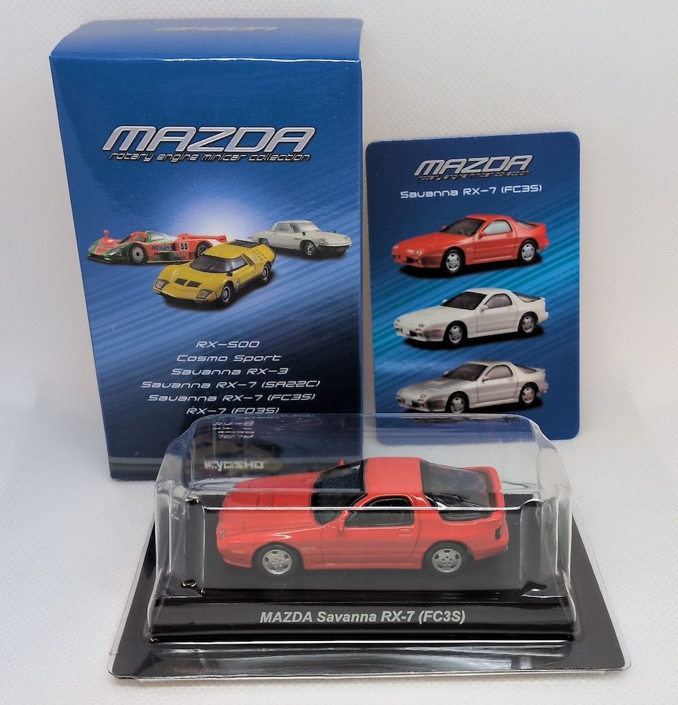京商 1/64MAZDAロータリーエンジン ミニカーコレクション Savanna RX-7