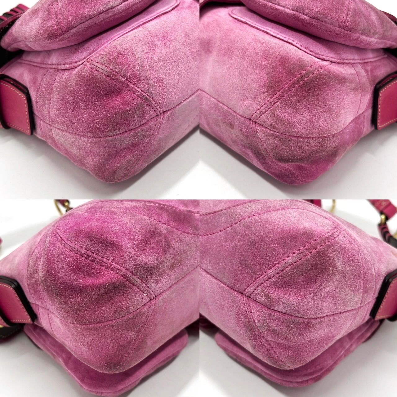 ✨美品✨ COACH Y2K soho signature pink canvas leather unisex